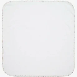 Girls White Supima Cotton Joys Blanket (80cm)