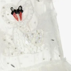 Girls White Swan Lake Costume Dress