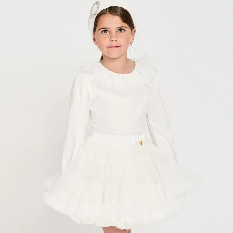Girls White Tutu Skirt