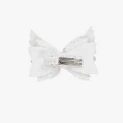 Girls White Unicorn Hair Clip (8cm)