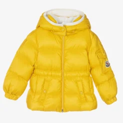 Girls Yellow Down Padded Coat