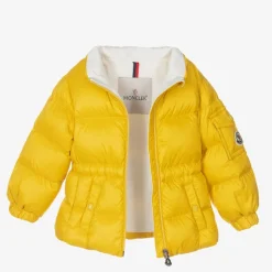 Girls Yellow Down Padded Coat