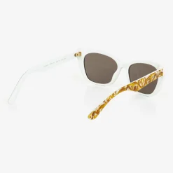 Girls Yellow Majolica Print Sunglasses