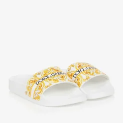 Girls Yellow Majolica Sliders