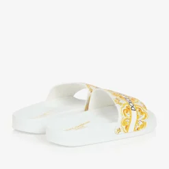 Girls Yellow Majolica Sliders