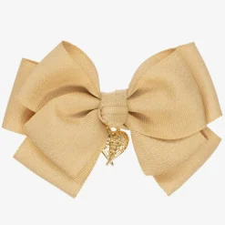 Gold Bow Hair Clip (11cm)