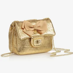 Gold Bow Handbag (17cm)
