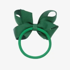 Green Bow Hair Elastic (7cm)