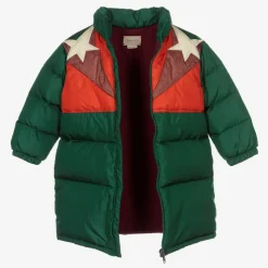 Green Down Padded Baby Coat