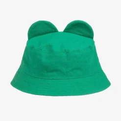 Green Frog Cotton Sun Hat