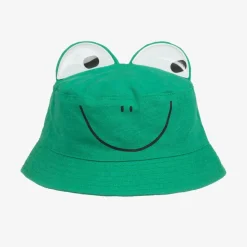 Green Frog Cotton Sun Hat