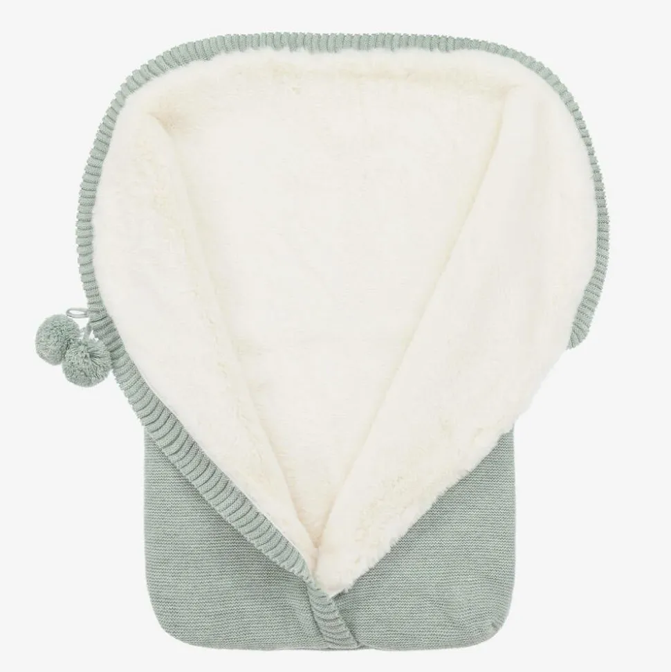 Green Knitted Baby Nest (63cm)