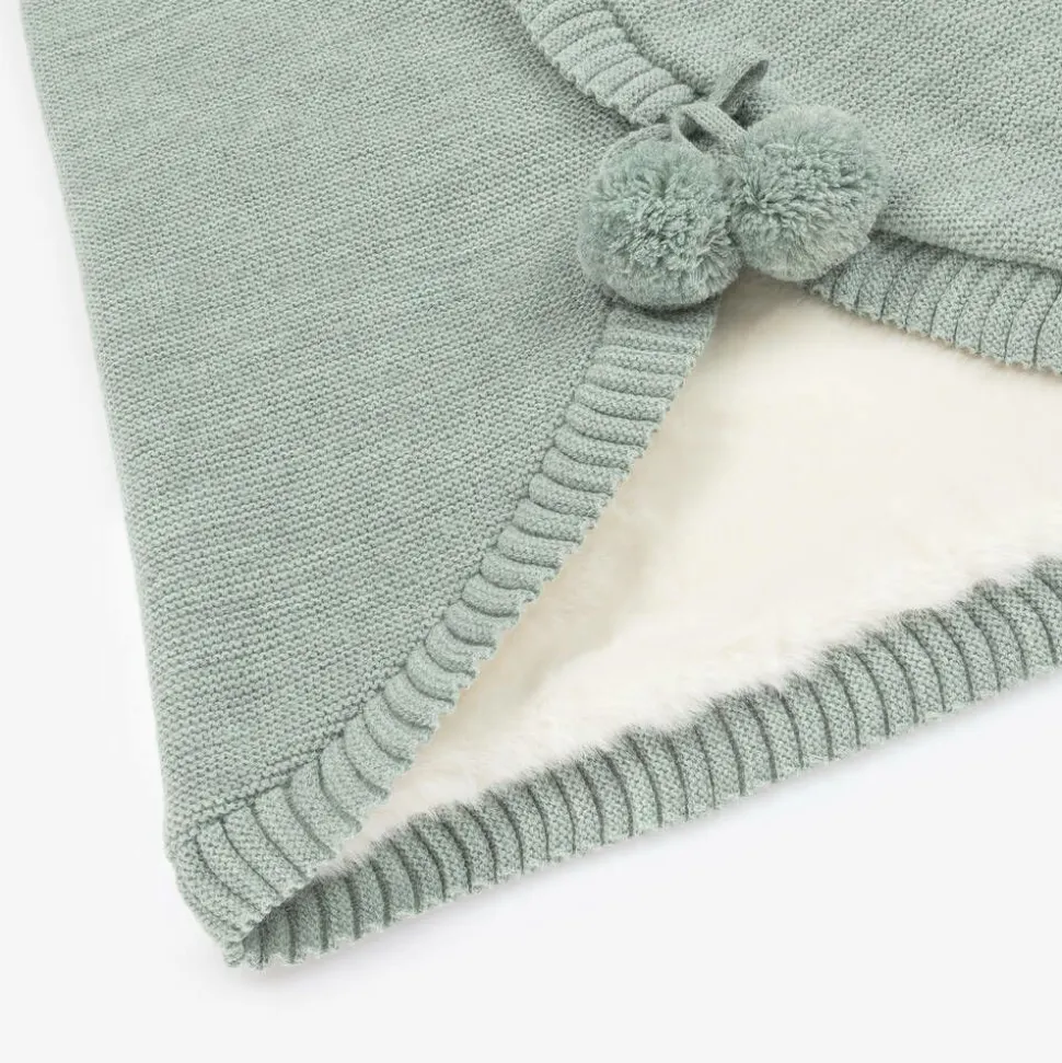 Green Knitted Baby Nest (63cm)