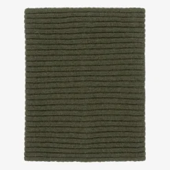 Green Merino Wool Knitted Snood