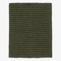Green Merino Wool Knitted Snood