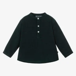Green Organic Cotton Corduroy Shirt