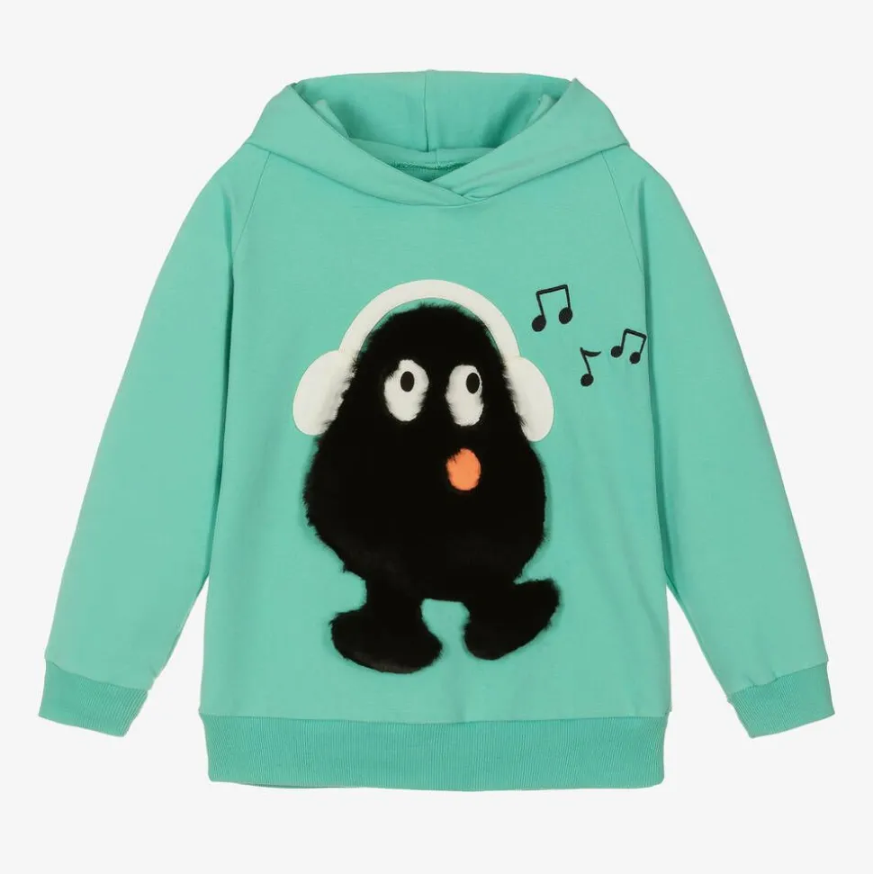 Green Organic Cotton Monster Hoodie