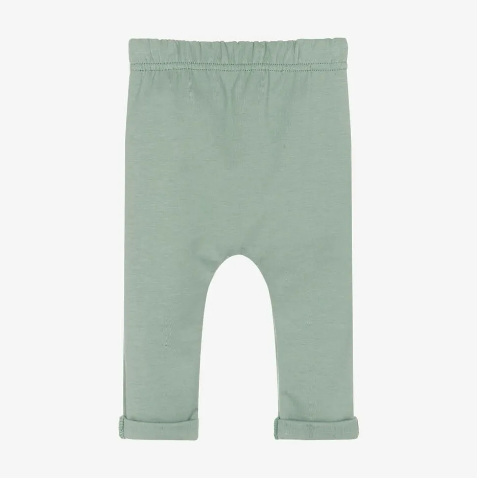 Green Organic Cotton Trousers