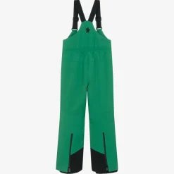 Green Padded Ski Salopettes