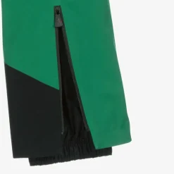 Green Padded Ski Salopettes