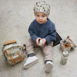 Green Woodland Print Backpack (29cm)