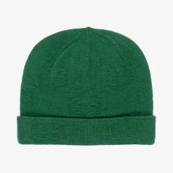 Green Wool GG Knit Hat
