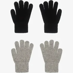 Grey & Black Gloves (2 Pack)