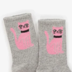 Grey & Black Organic Cotton Socks (2 Pack)