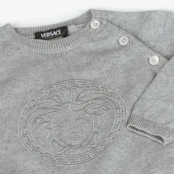 Grey Cotton & Cashmere Baby Trouser Gift Set