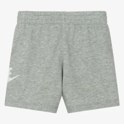 Grey Cotton Jersey Shorts