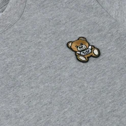 Grey Cotton Teddy Bear T-Shirt