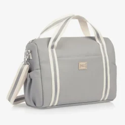 Grey Faux Leather Changing Bag (36cm)