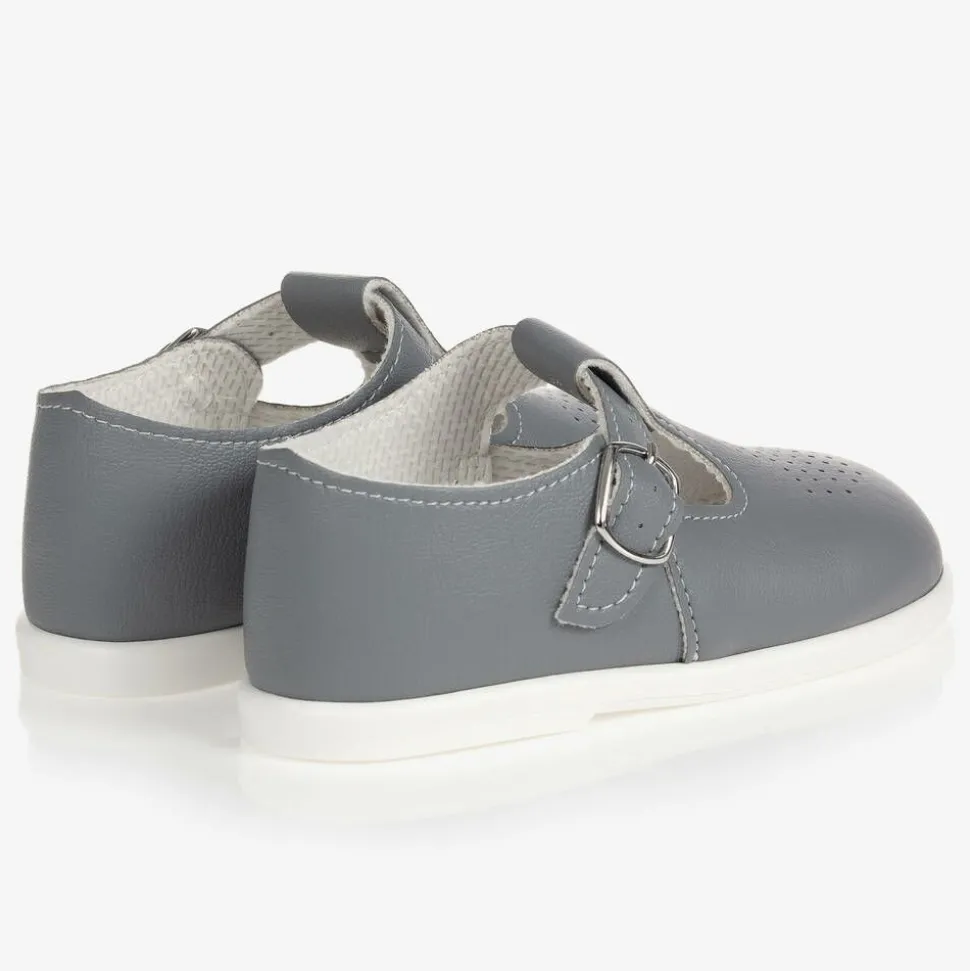 Grey First Walker Shoes