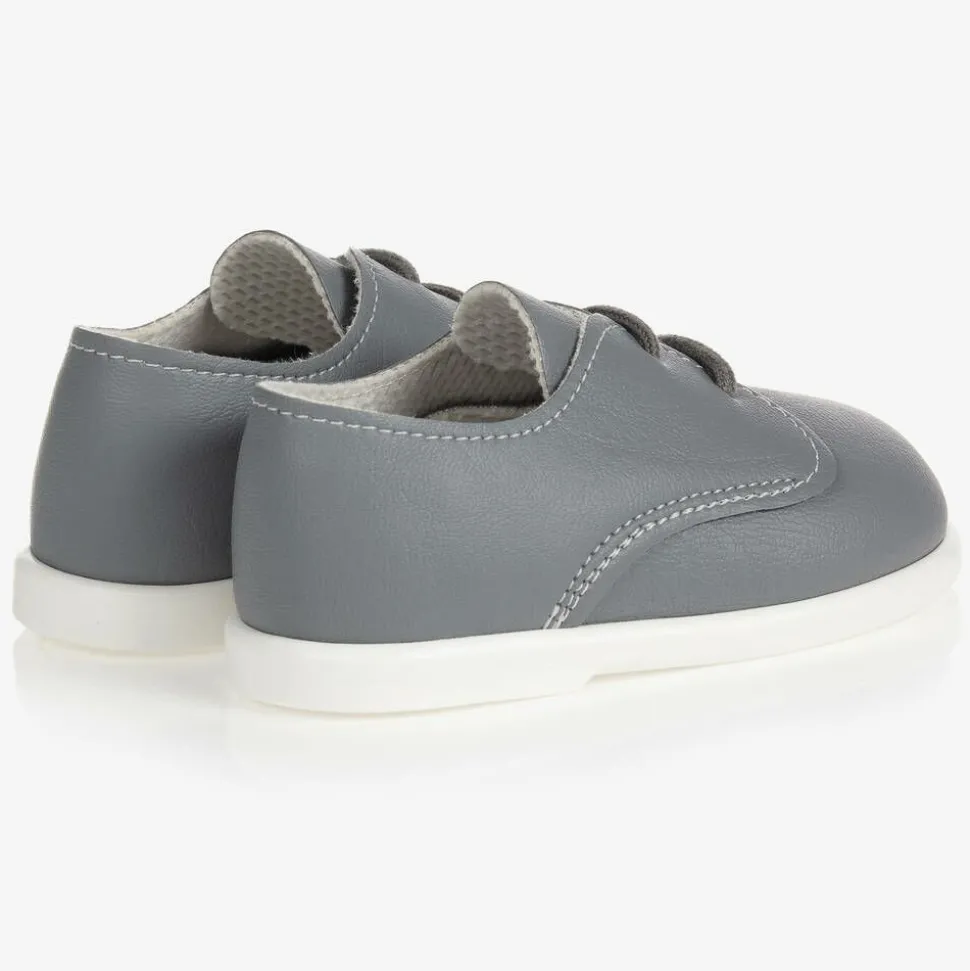 Grey First Walker Shoes