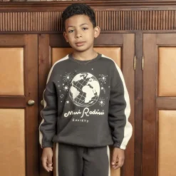 Grey Graphic Organic Cotton Sweatshirt