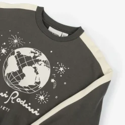 Grey Graphic Organic Cotton Sweatshirt