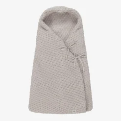 Grey Knit Cotton Baby Nest (75cm)