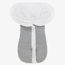 Grey Knitted Baby Nest (75cm)