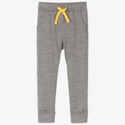 Grey Marl Merino Wool Slim Joggers
