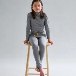 Grey Marl Merino Wool Slim Joggers