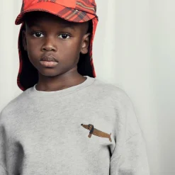 Grey Marl Organic Cotton Dog Sweatshirt