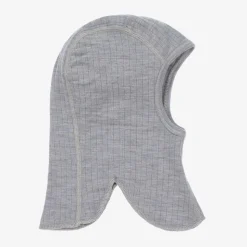 Grey Merino Wool Balaclava