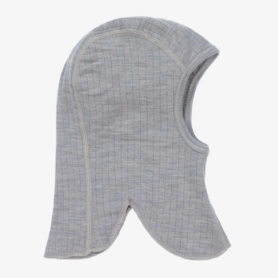 Grey Merino Wool Balaclava