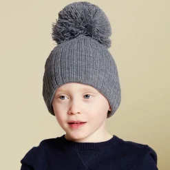 Grey Park Large Pom-Pom Hat