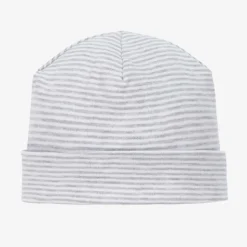 Grey Pima Cotton Baby Hat