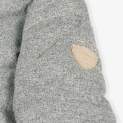 Grey Quilted Down Snowsuit