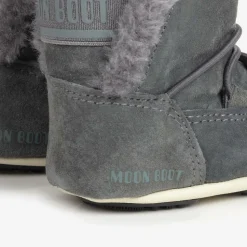 Grey Suede Baby Moon Boots