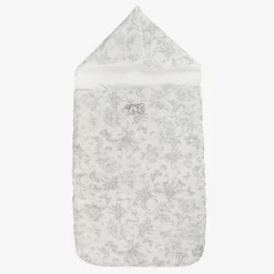 Grey Toile De Jouy Cotton Nest (81cm)