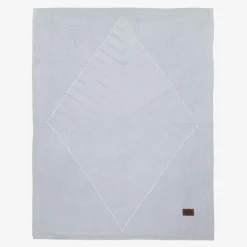 Grey Viscose Knit Baby Blanket (100cm)