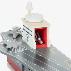Grey Wooden Aircraft Carrier Toy (54cm)